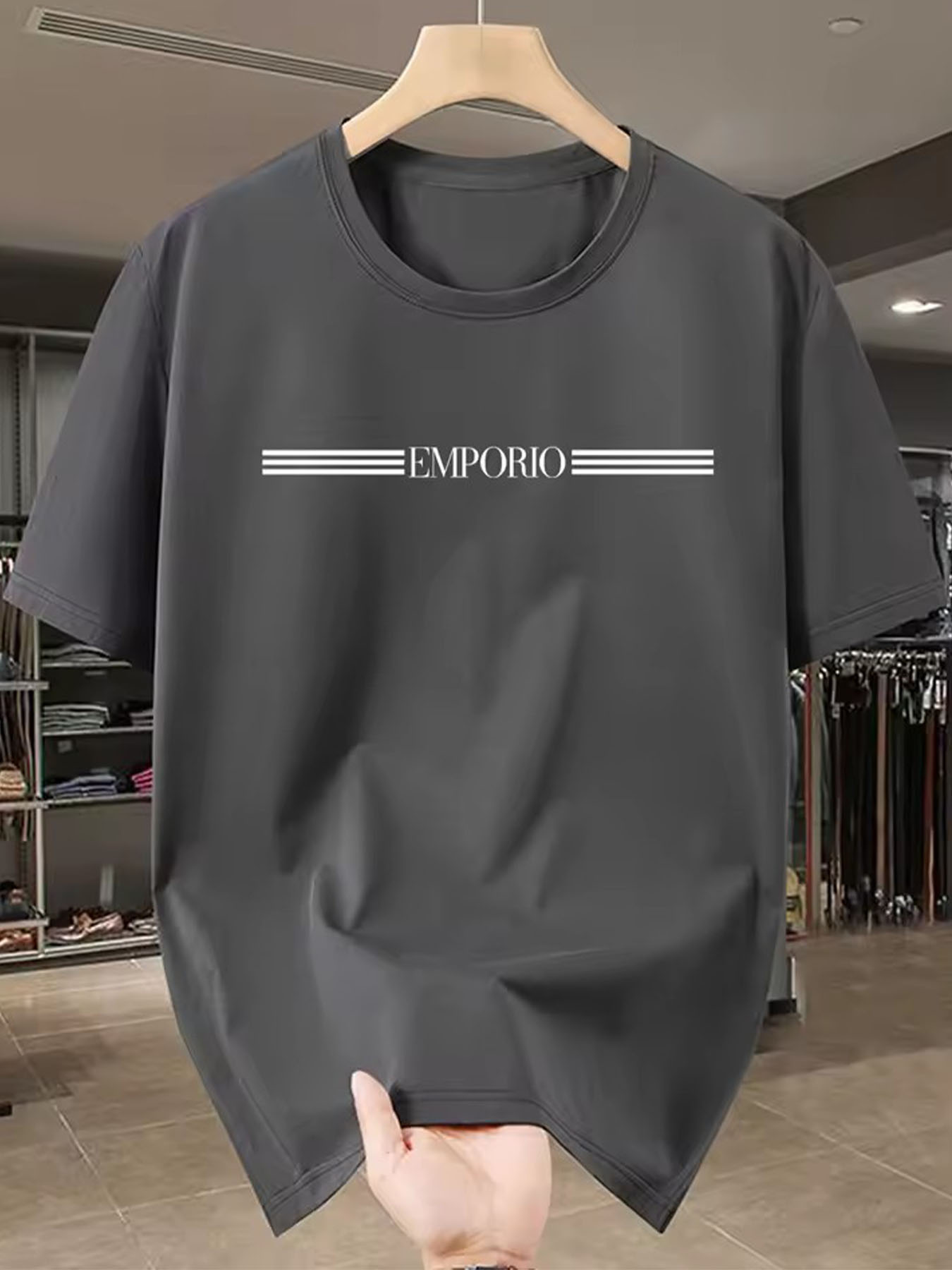 Men's Luxury Brand Letter Prin - огляд і ціна Streetwear Brand Tees